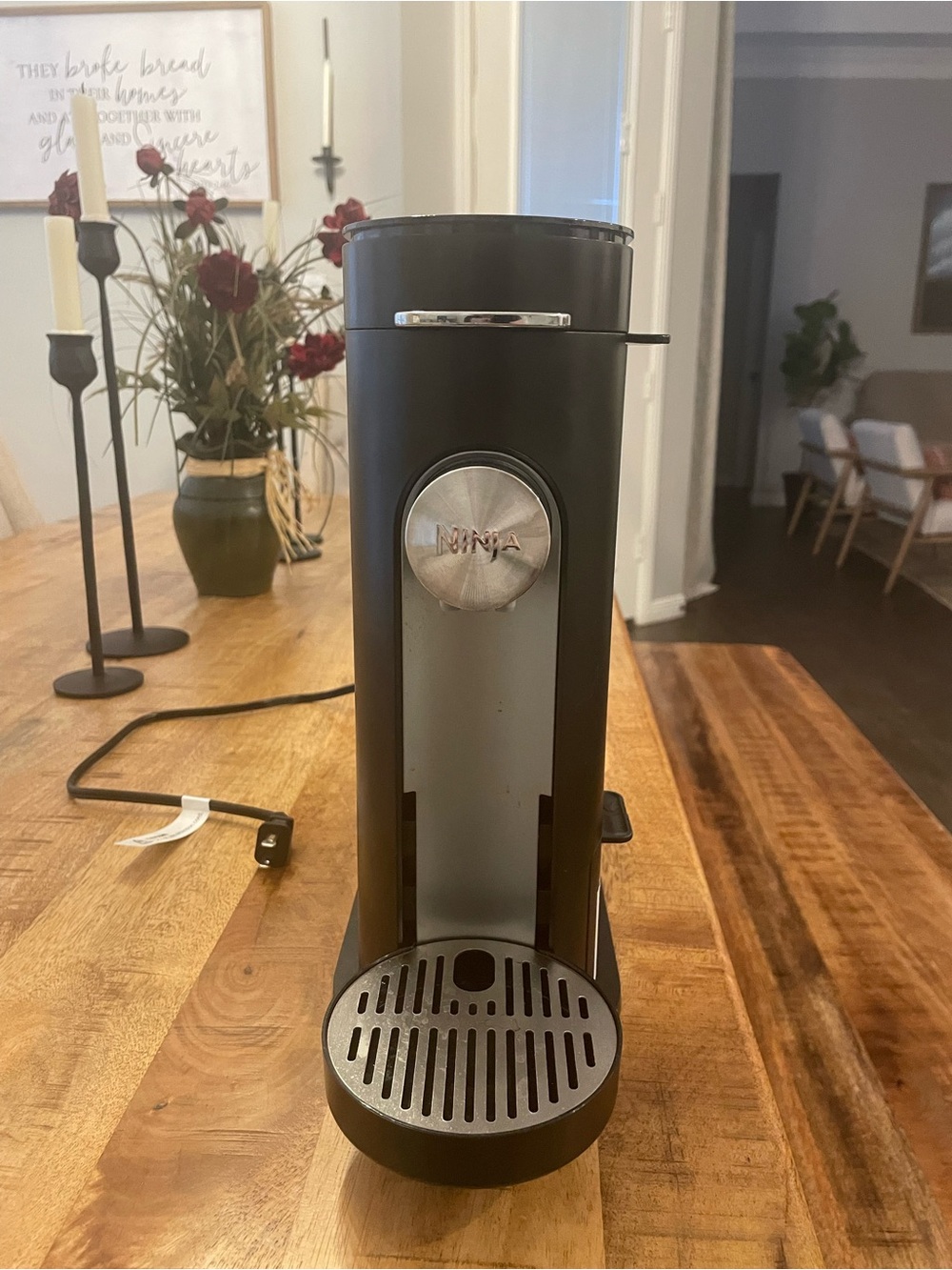 Ninja Single-Serve Coffee Brewer in Black and Silver